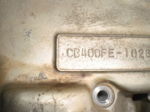 CB400FE　CRANKCASE　GUN-KOTE