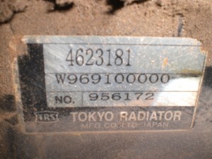 HITACHI　ZX120-1　RADIATOR