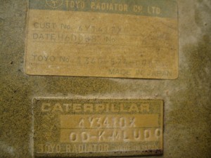 CATERPILLAR 910 Radiator