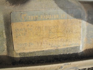 CAT 910F Radiator
