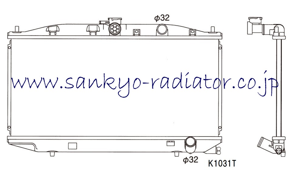 HONDA CR-X EF8 ラジエーター 販売 | SANKYO-RADIATOR Blog