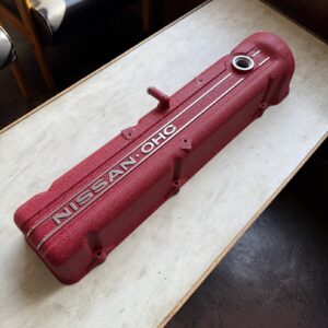 NISSA SKYLINE 2000GT L20 HEADCOVER WrinkleBlack Paint