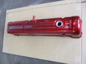 NISSA SKYLINE 2000GT L20 HEADCOVER WrinkleBlack Paint