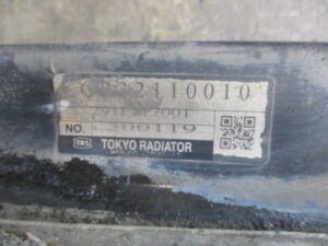 TCM Transporter P150（走行台車 P150）ラジエーター修理